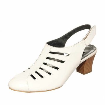 Costo Shoes KDR1841 Beyaz Büyük Numara Ayakkabı Özel Seri Rahat Kalıp Yeni Model Kadın Ayakkabı