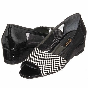 Costo Shoes KDR4012 Siyah Rahat Geniş Kalıp Siyah Pitikareli Ve Fileli Özel Seri Büyük Numara Kadın Ayakkabısı