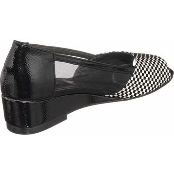 Costo Shoes KDR4012 Siyah Rahat Geniş Kalıp Siyah Pitikareli Ve Fileli Özel Seri Büyük Numara Kadın Ayakkabısı