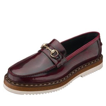 Costo Shoes SNM1910 Bordo Açma Deri Eva Rahat Hafif Taban Giydirimi Rahat Geniş Kalıp Özel Seri El İşçiliği Erkek Ayakkabı
