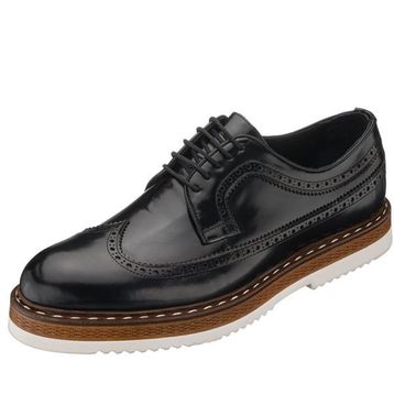Costo Shoes YKP713 Siyah Açma Eva Taban Premium Serisi Rahat Geniş Kalıp Hafif Özel Seri El işçiliği Erkek Ayakkabı