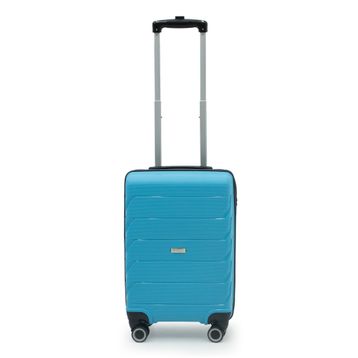 Cotpoly Home Copella 55 cm Mavi PP Polipropilen Kırılmaz Kabin Boy Valiz