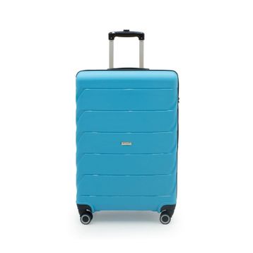 Cotpoly Home Copella PP Polipropilen ve Kırılmaz Büyük Boy 75 cm Mavi Valiz