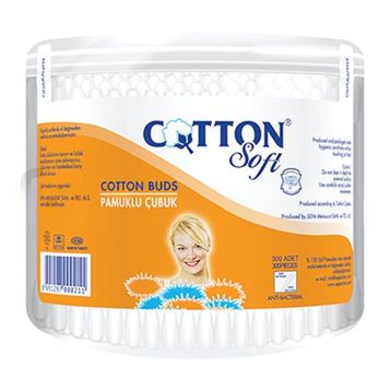 Cotton 300 Adet Soft Yuvarlak Kulak Çubuğu