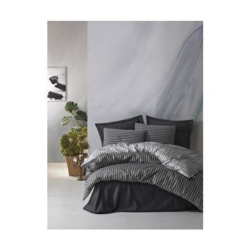 Cotton Box Bambu Antrasit Çift Kişilik Nevresim Takımı