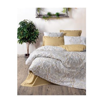 Cotton Box Bohem Najva Hardal Tek Kişilik 160x200 cm Nevresim Takımı