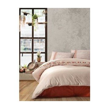 Cotton Box Candy Merri Bej 200x220 cm Çift Kişilik Nevresim Takımı