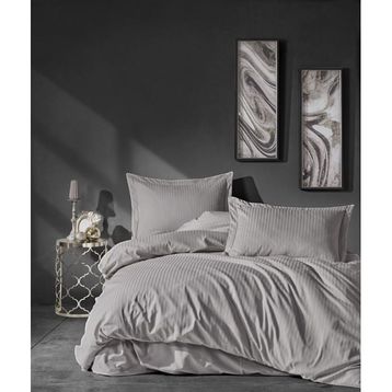 Cotton Box Elegant Bej Çift Kişilik Nevresim Takımı