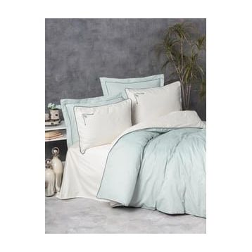 Cotton Box Elite Vanko Mint Saten Çift Kişilik 200x220 cm Nevresim Takımı