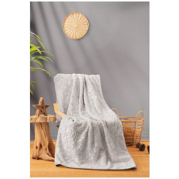 Cotton Box Emboss Taş Çift Kişilik Battaniye