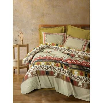 Cotton Box Ethnic Magnus Hardal Çift Kişilik 200x220 cm Nevresim Takımı