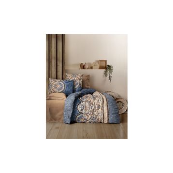 Cotton Box Ezra Saten Kahve Çift Kişilik Nevresim Takımı