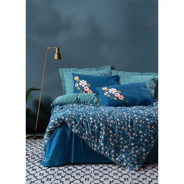 Cotton Box Feminen Freya Lacivert Nevresim Takımı Tek Kişilik