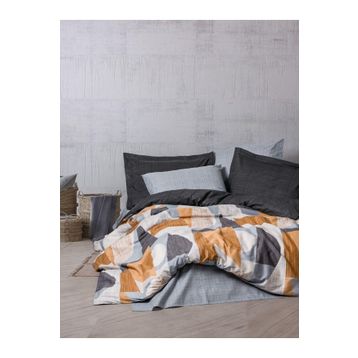 Cotton Box Giorno Gri Modern Çift Kişilik 200x220 cm Nevresim Takımı