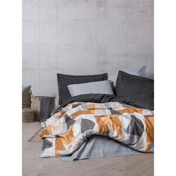 Cotton Box Giorno Gri Modern Çift Kişilik 200x220 cm Nevresim Takımı
