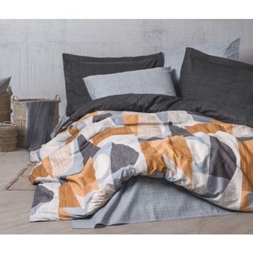 Cotton Box Giorno Modern Tek Kişilik Gri 160x220 cm Nevresim Takımı
