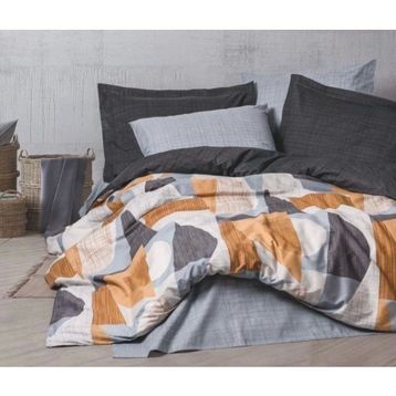 Cotton Box Giorno Modern Tek Kişilik Gri 160x220 cm Nevresim Takımı