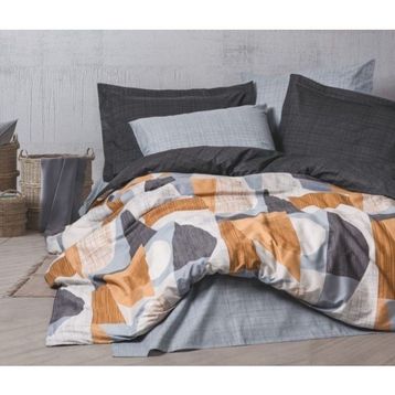 Cotton Box Giorno Modern Tek Kişilik Gri 160x220 cm Nevresim Takımı
