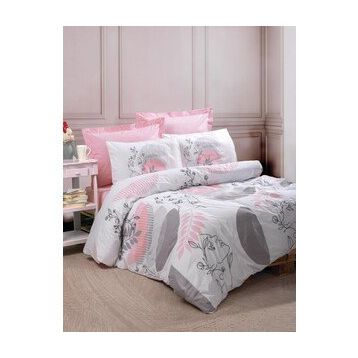 Cotton Box Human&Women Pretty Pembe Çift Kişilik Nevresim Takımı