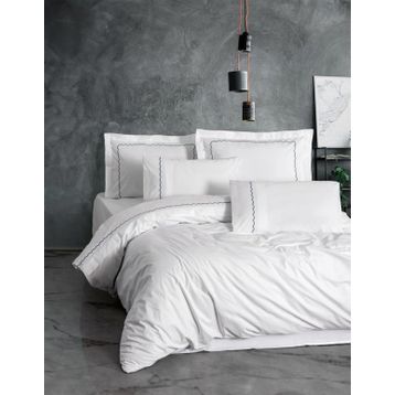 Cotton Box Josina Bej Clasic Pamuk Çift Kişilik Nevresim Takımı