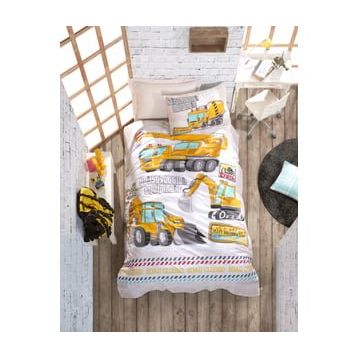 Cotton Box Junior Track Turkuaz Lastikli Çarşaflı Tek Kişilik Nevresim Takımı