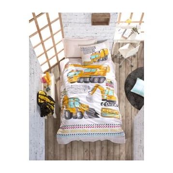 Cotton Box Junior Track Turkuaz Lastikli Çarşaflı Tek Kişilik Nevresim Takımı