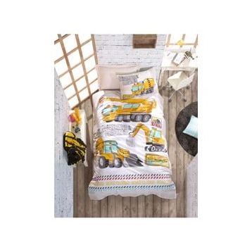 Cotton Box Junior Track Turkuaz Lastikli Çarşaflı Tek Kişilik Nevresim Takımı