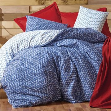 Cotton Box Minimal Pave Bordo Çift Kişilik Nevresim Takımı