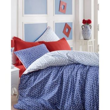 Cotton Box Minimal Pave Bordo Çift Kişilik Nevresim Takımı