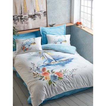 Cotton Box Morgan Mavi Maritime Tek Kişilik Uyku Seti