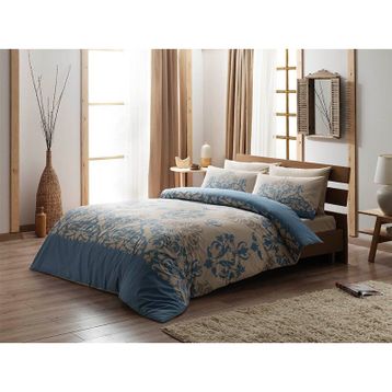 Cotton Box Pamuk Saten Paola Gri Çift Kişilik Nevresim Takımı