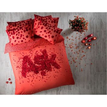 Cotton Box Pamuk Saten Paola Gri Çift Kişilik Nevresim Takımı