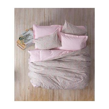 Cotton Box Petite Sihu Pembe Çift Kişilik Çarşaflı Lastikli Nevresim Takımı
