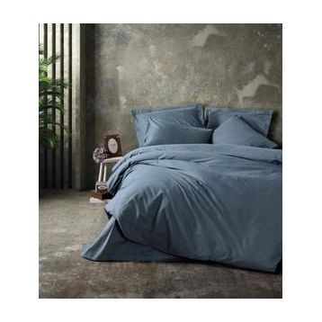 Cotton Box Plain Antrasit Tek Kişilik Ranforce Nevresim Takımı