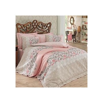 Cotton Box Ranforce Megan Bej Tek Kişilik Uyku Seti