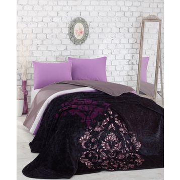 Cotton Box Saten Kosem Sultan Mürdüm Çift Kişilik Nevresim Takımı