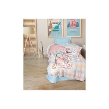 Cotton Box Smile Mint Genç Odası Tek Kişilik Nevresim Takımı