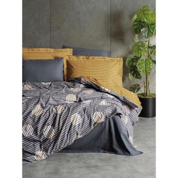 Cotton Box Strew Gri Modern Tek Kisilik Nevresim Takımı