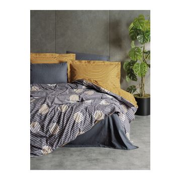 Cotton Box Strew Gri Modern Tek Kisilik Nevresim Takımı