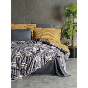 Cotton Box Strew Gri Modern Tek Kisilik Nevresim Takımı