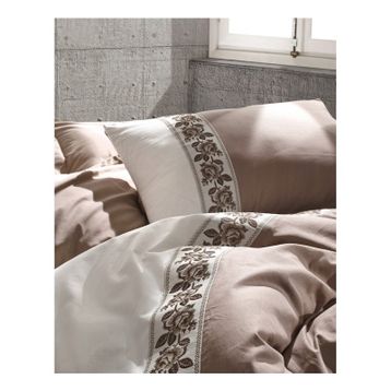 Cotton Box Tiana Brode Saten Çift Kişilik Nevresim Takımı