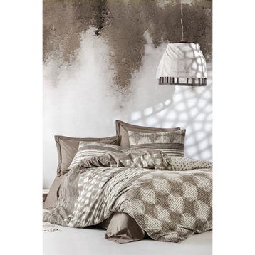 Cotton Box Tina Kahve Tek Kişilik Nevresim Takımı