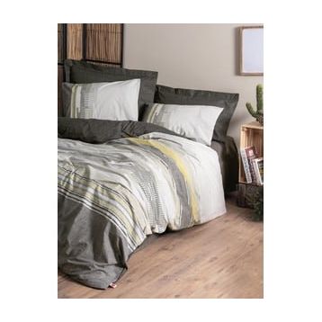 Cotton Box Toprak Taron Vizon Tek Kişilik 160x220 cm Nevresim Takımı