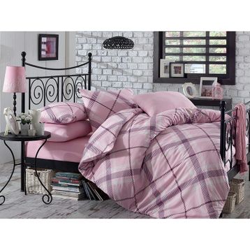Cotton Life Pembe Çift Kişilik Pike
