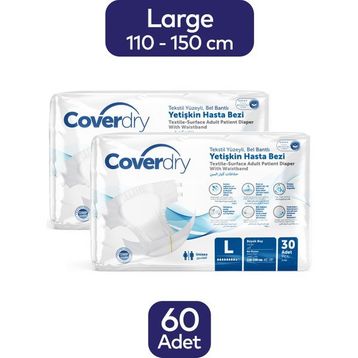 Coverdry Bel Bantlı Large 2x30 Adet Hasta Bezi