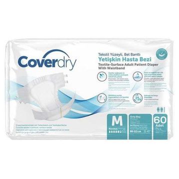 Coverdry Bel Bantlı Medium 60 Adet Hasta Bezi