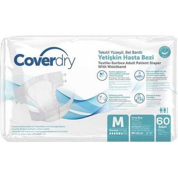 Coverdry Bel Bantlı Medium 60 Adet Hasta Bezi