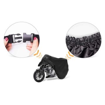 Coverplus Aprilia RSV Mille Siyah Su Geçirmez Motosiklet Brandası