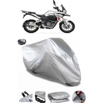 Coverplus Benelli TRK 251 Gri Arka Çanta Uyumlu Su Geçirmez Motosiklet Brandası