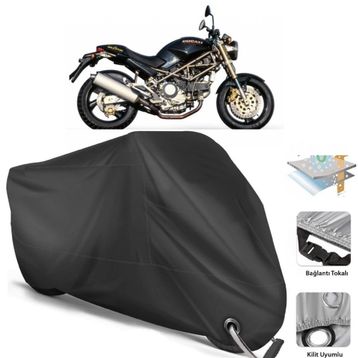 Coverplus Ducati Monster 900 Siyah Motosiklet Branda
